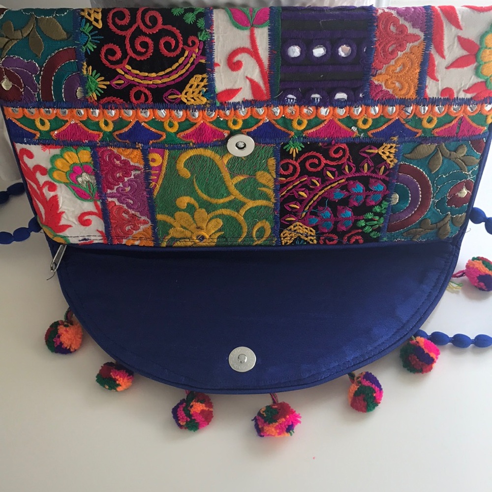 Banjara boho tribal clutch purse crossbody NEW - Picture 3 of 6
